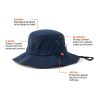 Nordic Drift RCS Horizon UPF 50+ Bucket-Hat navy blau | ohne Werbeanbringung | Nicht verfügbar | Nicht verfügbar | Nicht verfügbar
