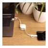 6-in-1 Kabel aus TPE und RCS Standard recyceltem Kunststoff weiß | ohne Werbeanbringung | Nicht verfügbar | Nicht verfügbar
