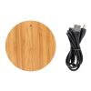 Bamboo X 5W Wireless Charger braun | ohne Werbeanbringung | Nicht verfügbar | Nicht verfügbar