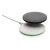 15W-Wireless-Fast-Charger aus recyceltem RCS-Kunststoff schwarz | ohne Werbeanbringung | Nicht verfügbar | Nicht verfügbar