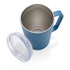 RCS recycelter Stainless Steel Isolierbecher mit Deckel blau | ohne Werbeanbringung | Nicht verfügbar | Nicht verfügbar