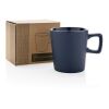 Moderne Keramik Kaffeetasse blau | ohne Werbeanbringung | Nicht verfügbar | Nicht verfügbar