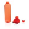 Impact auslaufsichere Wasserflasche aus RCS recyc. PET 600ml rot | ohne Werbeanbringung | Nicht verfügbar | Nicht verfügbar