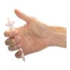 Quill-Anti-Stress-Stift aus GRS rec. rABS weiß | ohne Werbeanbringung | Nicht verfügbar | Nicht verfügbar