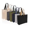 Impact Aware™ 240g/m² große Tasche aus recyceltem Canvas, ungefärbt schwarz | ohne Werbeanbringung | Nicht verfügbar | Nicht verfügbar | Nicht verfügbar