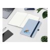 Notizbuch Ocean-Book Recycling-Inhaltspapier rPET-Hardcover farbig A5 blau | Winkelkaro