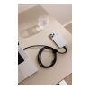 VINGA Baltimore Silikon-Multiladekabel, Type-C to 2x Type-C schwarz
