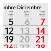 3-Monatskalender Mehrblock Profil 3 EXPRESS Schrift modern Hellgrau | 330 × 700 mm | ohne Werbeanbringung