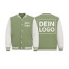 College Jacket in Sonderfarbe PMS Wunschfarbe | XL | ohne Werbeanbringung | ohne Werbeanbringung | ohne Werbeanbringung | Wie Hauptfarbe