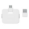 4 Port USB Hub weiß | ohne Werbeanbringung | Nicht verfügbar | Nicht verfügbar | Nicht verfügbar