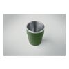 Doppelwandiger Trinkbecher 250 ml dunkelgrün
