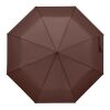 21" Automatik Regenschirm braun