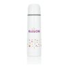 Isolierflasche Mono mit Druckverschluss weiß