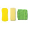 Autoschwamm-Set 'Racing' Gelb | ohne Werbeanbringung | Nicht verfügbar | Nicht verfügbar