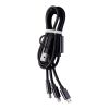 Nylon-Ladekabel Leif Kobaltblau