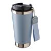 Doppelwandiger Trinkbecher aus recyceltem Edelstahl 500 ml Kayla pastellrosa