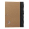 Notizbuch aus recyceltem Papier Stella Schwarz