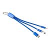 USB-Aufladekabel 'Choose' aus Aluminium Rot