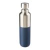 Recycelte doppelwandige Trinkflasche aus Edelstahl (600 ml) Esen Blau