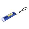 Taschenlampe aus recyceltem Aluminium COB Sami Kobaltblau