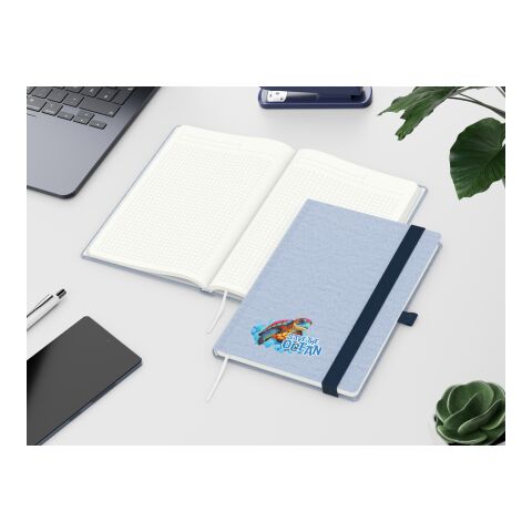 Notizbuch Ocean-Book Recycling Blau-marineblau | ohne Werbeanbringung