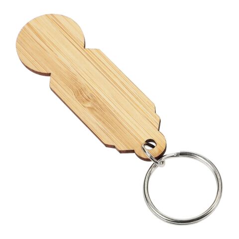 Einkaufswagenlöser &quot;Bamboo&quot; natur | ohne Werbeanbringung | Nicht verfügbar | Nicht verfügbar