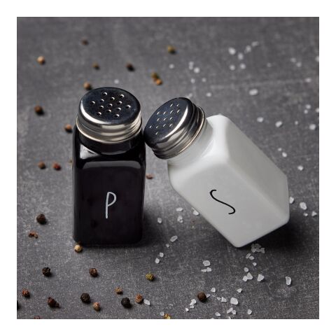 Salz-und Pfefferstreuer-Set "Dispense" schwarz | ohne Werbeanbringung | Nicht verfügbar | Nicht verfügbar