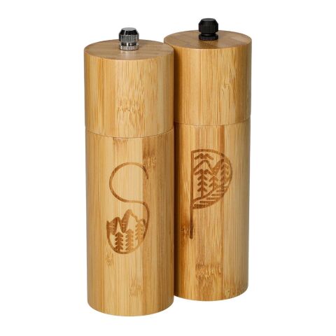 Salz- und Pfeffermühlen-Set "Grind" natur | ohne Werbeanbringung | Nicht verfügbar | Nicht verfügbar