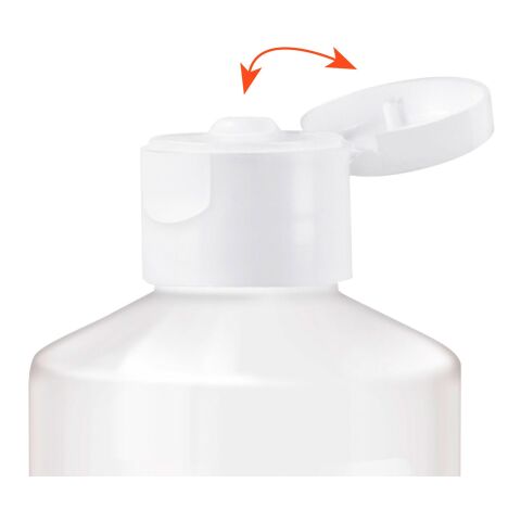 50 ml Flasche  - Sportgel - Body Label Weiß | ohne Werbeanbringung