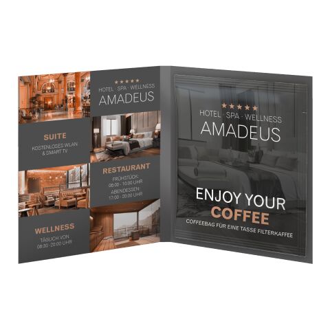CoffeeFlyer - Bio Direct Trade - Individual Design Auf Aromaverpackung und Klappkarte