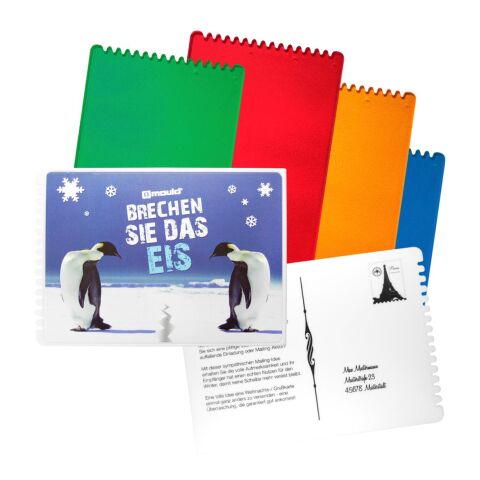 Eiskratzer &quot;Rechteck&quot; weiß | ohne Werbeanbringung | Nicht verfügbar | Nicht verfügbar