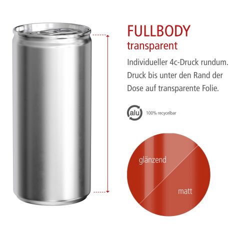 Secco frizzante ohne Werbeanbringung | Folienetikett(Fullbody transp)