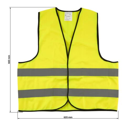 Warnweste "Standard" Polybeutel standard-gelb | ohne Werbeanbringung | Nicht verfügbar | Nicht verfügbar