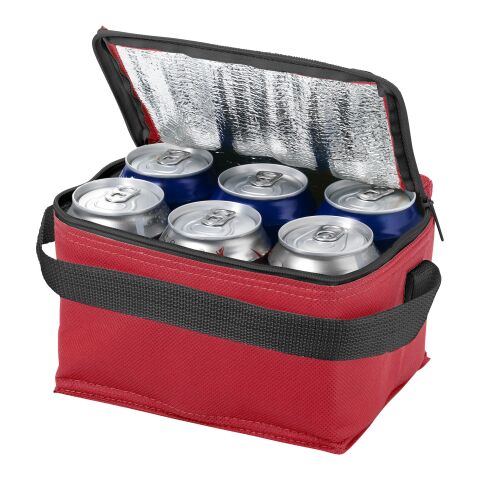 Spectrum Kühltasche für 6 Dosen Standard | rot | ohne Werbeanbringung | Nicht verfügbar | Nicht verfügbar