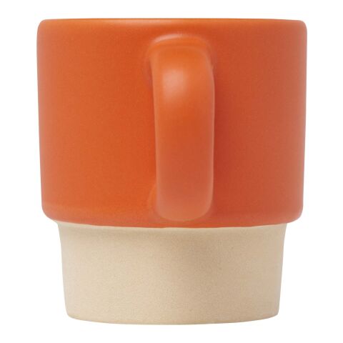 Olympia 130 ml stapelbarer Expresso Becher mit Tonboden Standard | orange | ohne Werbeanbringung | Nicht verfügbar | Nicht verfügbar