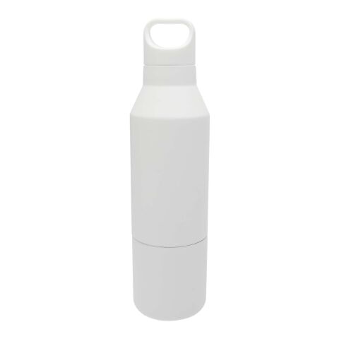 Odessy 600 ml Isolierflasche und 300 ml Becher aus RCS recyceltem Edelstahl  Standard | weiß | ohne Werbeanbringung | Nicht verfügbar | Nicht verfügbar
