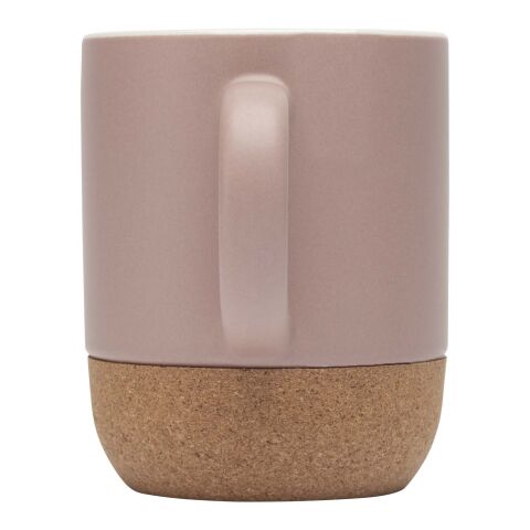 Billie 300 ml Keramiktasse mit Korkdetails Standard | Dusty Pink | ohne Werbeanbringung | Nicht verfügbar | Nicht verfügbar