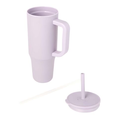 Brady 900 ml RCS-zertifizierter Isolierbecher mit Silikon Trinkhalm fliederfarben