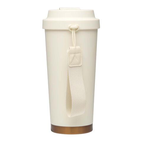 Hampton 480 ml RCS vakuumisolierter One-Touch Becher aus recyceltem Edelstahl creme