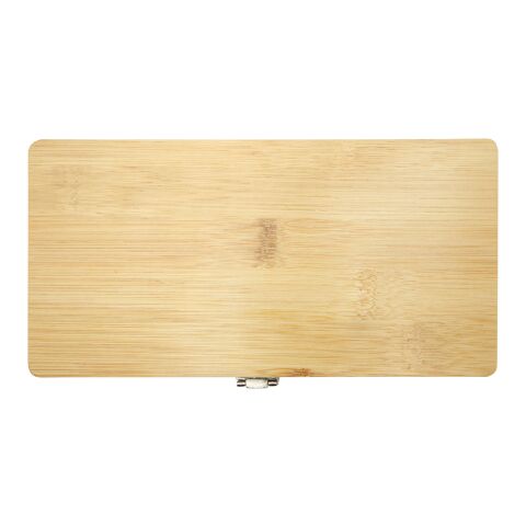 Rivet 19-teiliges Werkzeugset aus Bambus und recyceltem Kunststoff Standard | natur | ohne Werbeanbringung | Nicht verfügbar | Nicht verfügbar