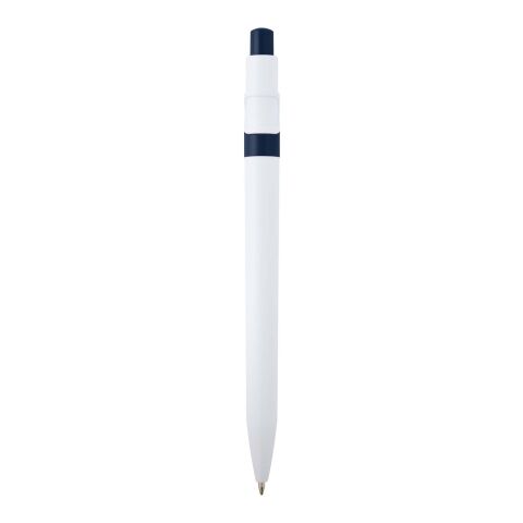 Unica Kugelschreiber aus recyceltem Kunststoff (blaue Mine) navy