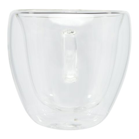 Manti 2-teiliger 100 ml doppelwandiger Glasbecher mit Bambusuntersetzer Standard | transparent-natural | ohne Werbeanbringung | Nicht verfügbar | Nicht verfügbar