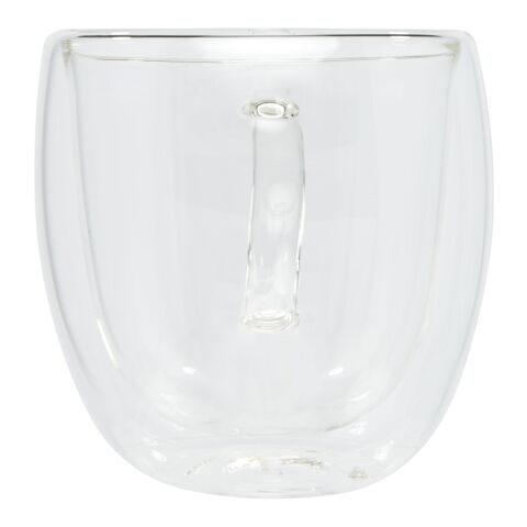 Manti 2-teiliger 250 ml doppelwandiger Glasbecher mit Bambusuntersetzer Standard | transparent-natural | ohne Werbeanbringung | Nicht verfügbar | Nicht verfügbar