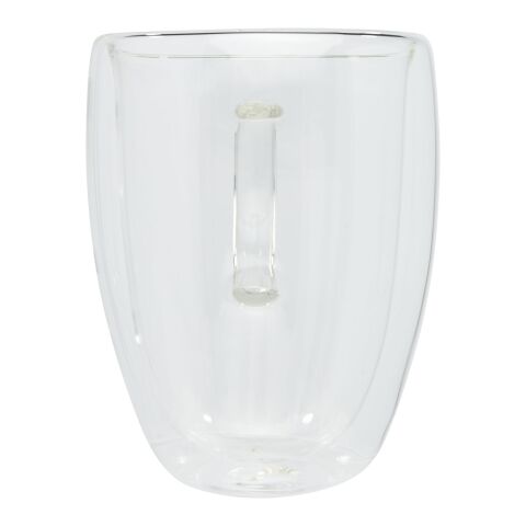 Manti 2-teiliger 350 ml doppelwandiger Glasbecher mit Bambusuntersetzer Standard | transparent-natural | ohne Werbeanbringung | Nicht verfügbar | Nicht verfügbar