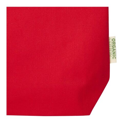 Odisha 180 g/m² OCS Bio-Tragetasche mit breitem Boden 11L rot