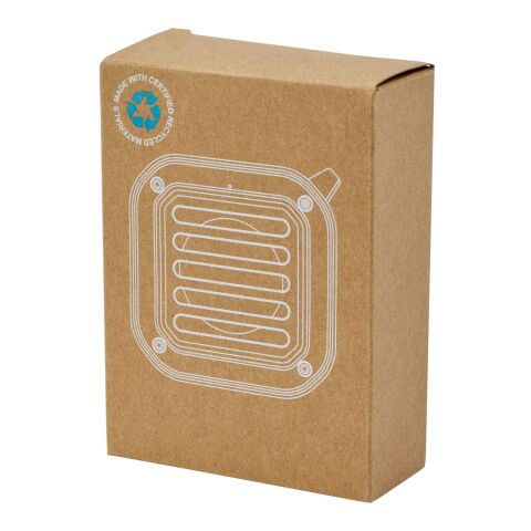 Solo 3W IPX5 Solar Bluetooth®-Lautsprecher aus recyceltem RCS Kunststoff mit Karabinerhaken Standard | schwarz | ohne Werbeanbringung | Nicht verfügbar | Nicht verfügbar