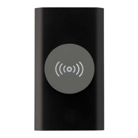 Juice 4000 mAh Typ-C kabellose Powerbank aus recyceltem Aluminium  Standard | schwarz | ohne Werbeanbringung | Nicht verfügbar | Nicht verfügbar