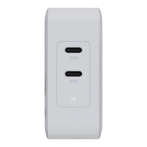 Xtorm XVC2067 GaN Ultra 67 W Reiseadapter mit 100 W USB-C PD-Kabel Standard | Weiß | ohne Werbeanbringung | Nicht verfügbar | Nicht verfügbar