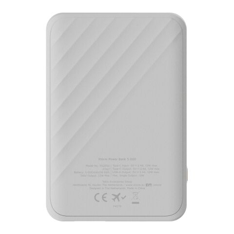 Xtorm Go2 12 W 5000 mAh Schnelllade-Powerbank  Standard | weiß | ohne Werbeanbringung | Nicht verfügbar | Nicht verfügbar