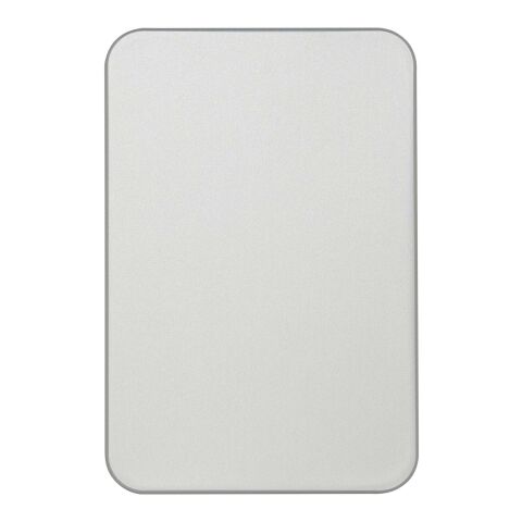 Avis 10.000 mAh RCS Powerbank aus recyceltem Aluminium mit Magnetfunktion Silber